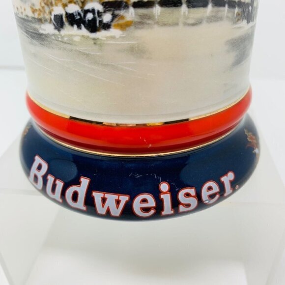 Budweiser An American Tradition Beer Vintage Ceramic Beer Stein Ceramarte Brazil - Picture 2 of 11